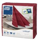 Linnenstijl servet bordeaux, per 600st [dp183]